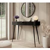 Masuta de Toaleta Lante, 100.2x38x78 cm, MDF, Negru picture - 2