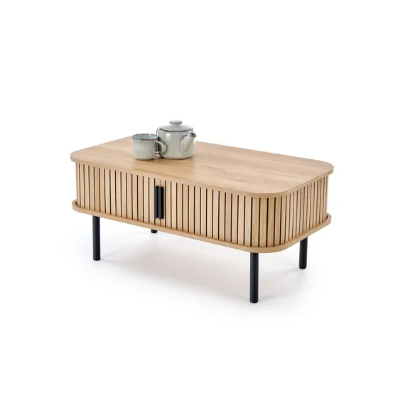 Masute de Cafea Hagen 25004, 90x50x40 cm, Metal/MDF, Natur picture - 1