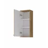 Mobilier de Baie Fargo, 5 Piese, Fronturi MDF,  Stejar Auriu Harbor/ Alb Lucios picture - 3