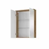 Mobilier de Baie Fargo, 5 Piese, Fronturi MDF,  Stejar Auriu Harbor/ Alb Lucios picture - 6