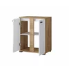 Mobilier de Baie Fargo, 5 Piese, Fronturi MDF,  Stejar Auriu Harbor/ Alb Lucios picture - 8