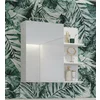 Mobilier de Baie Irvine, 3 Corpuri Supendate, Fronturi MDF,  Alb Lucios picture - 7