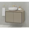 Mobilier de Baie Irvine, 3 Corpuri Supendate, Fronturi MDF,  Beige Congo picture - 4