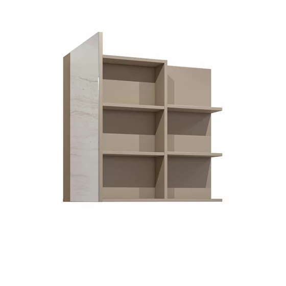Mobilier de Baie Irvine B, 3 Corpuri Supendate, Fronturi MDF,  Beige Congo picture - 5