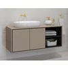 Mobilier de Baie Irvine B, 3 Corpuri Supendate, Fronturi MDF,  Beige Congo picture - 6