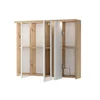 Mobilier de Baie Sting, Front MDF - Stejar Artisan/Alb Lucios picture - 3