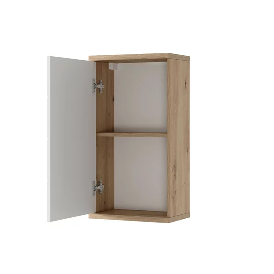 Mobilier de Baie Sting, Front MDF - Stejar Artisan/Alb Lucios picture - 4
