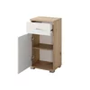 Mobilier de Baie Sting, Front MDF - Stejar Artisan/Alb Lucios picture - 5