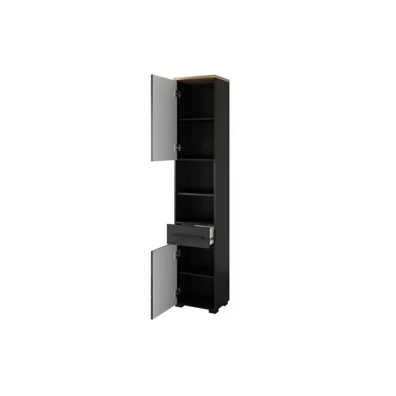 Mobilier de Baie Swing, MDF - Negru picture - 2