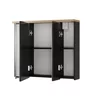 Mobilier de Baie Swing, MDF - Negru picture - 3