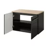 Mobilier de Baie Swing, MDF - Negru picture - 5