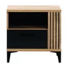 Noptiera Aris, AS15 - 52x39x50 cm, Stejar Evoke/Negru picture - 1