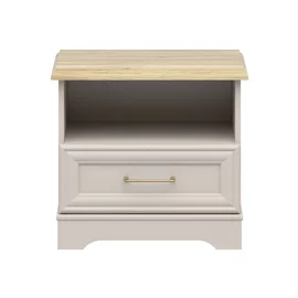 Noptiera Flandra cu Sertar, 54x41x50 h cm, Pal Melaminat/MDF, Casmir/Stejar Mauvella