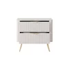 Noptiera Lante 2 Sertare, 63.2x38x55.3 cm, MDF, Beige picture - 4