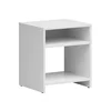Noptiera Neno, 40x35.5x45.5 h cm, Pal Melaminat, Alb Mat picture - 1