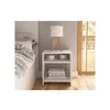 Noptiera Neno, 40x35.5x45.5 h cm, Pal Melaminat, Alb Mat picture - 2