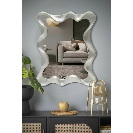 Oglinda Decorativa Helg 101, 90x5x70 cm, Silver picture - 3