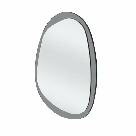 Oglinda Decorativa Helg 102, 80x2.5x60 cm, Silver-Blue picture - 3