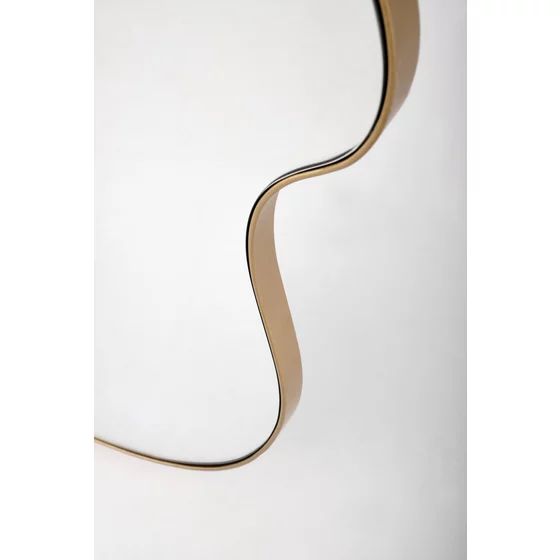 Oglinda Decorativa Helg 103B, 90x1.5x56 cm, Rama Metalica Aurie picture - 5