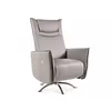 Fotoliu cu Recliner Electric Notos, 72x83-160x116 cm, Piele Sintetica, Gri picture - 1
