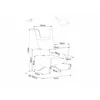Fotoliu cu Recliner Electric Notos, 72x83-160x116 cm, Piele Sintetica, Gri picture - 9