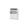 Pantofar Corry, 2 sertare, 60x24x83 cm, MDF, Alb Mat picture - 3
