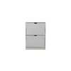 Pantofar Corry, 2 sertare, 60x24x83 cm, Pal Melaminat,  Gri picture - 1
