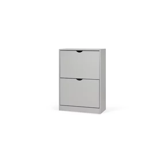 Pantofar Corry, 2 sertare, 60x24x83 cm, Pal Melaminat,  Gri picture - 2