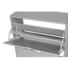 Pantofar Corry, 2 sertare, 60x24x83 cm, Pal Melaminat,  Gri picture - 4