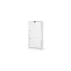 Pantofar Corry, 3 sertare, 60x24x118 cm, Pal Melaminat/MDF, Alb Mat picture - 2