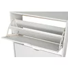 Pantofar Corry, 3 sertare, 60x24x118 cm, Pal Melaminat/MDF, Alb Mat picture - 4