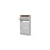 Pantofar Corry, 3 sertare, 60x24x118 cm, Pal Melaminat,  Gri picture - 3