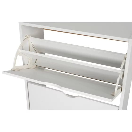 Pantofar Corry, 4 sertare, 60x24x157 cm, Pal Melaminat,  Alb Mat picture - 4