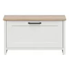Pantofar Loksa, 85x37x49 cm, Pin Alb/Stejar Gradson picture - 1