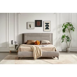 Pat Tapitat Dolly, 160x200 cm, Stofa,Gri