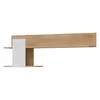 Polita Milton ML10, 163.5x23x46.5 h cm, Pal Melaminat/MDF,  Stejar Cremona/Alb Mat picture - 1