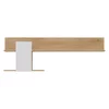 Polita Milton ML10, 163.5x23x46.5 h cm, Pal Melaminat/MDF,  Stejar Cremona/Alb Mat picture - 2