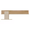 Polita Milton ML10, 163.5x23x46.5 h cm, Pal Melaminat/MDF,  Stejar Cremona/Casmir picture - 2