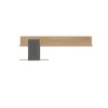 Polita Milton ML10, 163.5x23x46.5 h cm, Pal Melaminat/MDF,  Stejar Cremona/Gri picture - 1