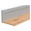 Polita Salga, 129x23.5x18 cm, Pal Melaminat, Gri Arctic/Stejar Artisan picture - 2