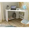 Birou de Colt Rino - 2497LY03, 80x80x73 cm, Alb picture - 1