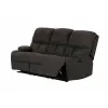 Canapea cu Recliner ASTHA 3R, 187x94x102 cm, Stofa, Maro picture - 2