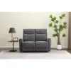 Canapea cu Recliner Electric Huston 2L, 139x103x96 cm, Gri picture - 3