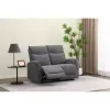 Canapea cu Recliner Electric Huston 2L, 139x103x96 cm, Gri picture - 1