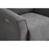 Canapea cu Recliner Electric Huston 2L, 139x103x96 cm, Gri picture - 7
