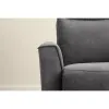 Canapea cu Recliner Electric Huston 2L, 139x103x96 cm, Gri picture - 6