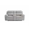 Canapea cu Recliner Electric si Bar, Herbert 2L, 201x97x102 cm,  Stofa, Beige