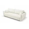 Canapea Extensibila Allora, 240x108x88 cm, Stofa Melody 1 - Crem picture - 2
