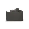 Canapea Extensibila Allora, 240x108x88 cm, Stofa Melody 5 - Gri Inchis picture - 3