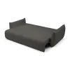 Canapea Extensibila Allora, 240x108x88 cm, Stofa Melody 5 - Gri Inchis picture - 8